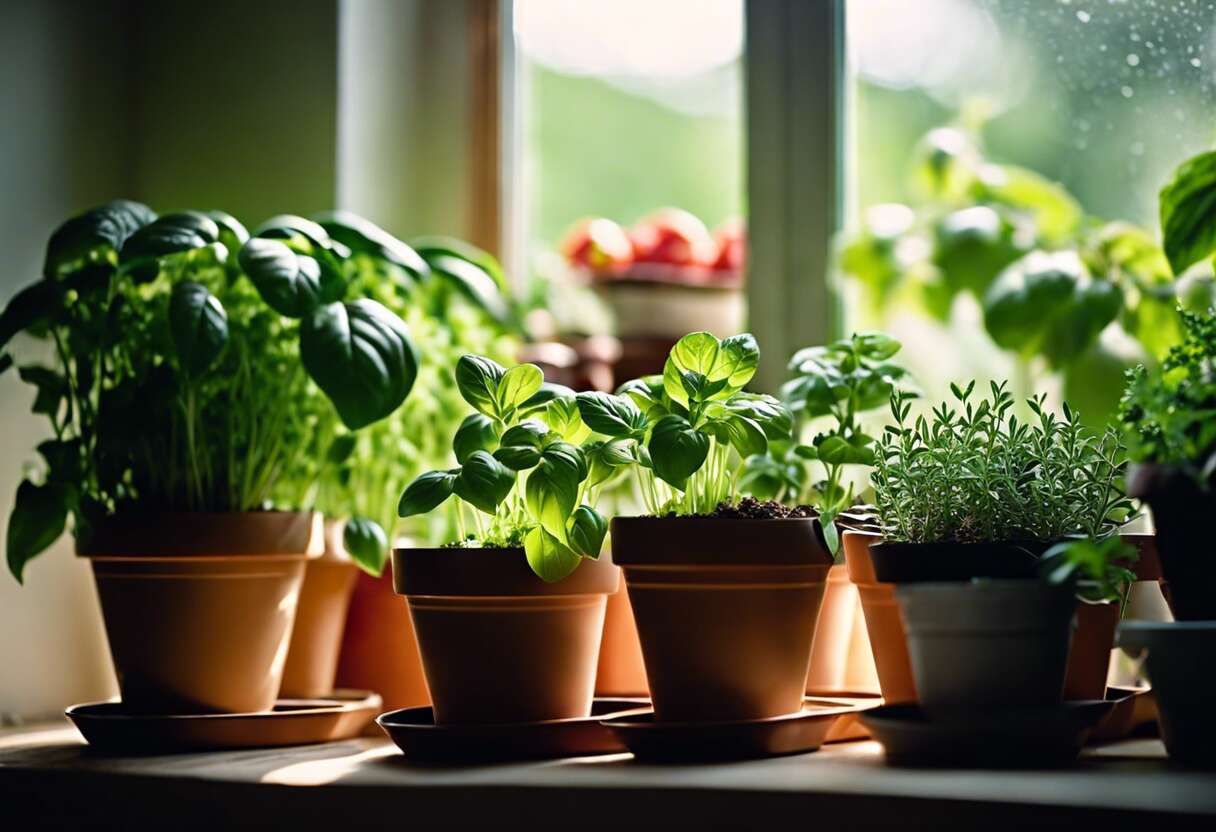 Le jardin d'intérieur : cultiver et récolter ses aromates à la maison