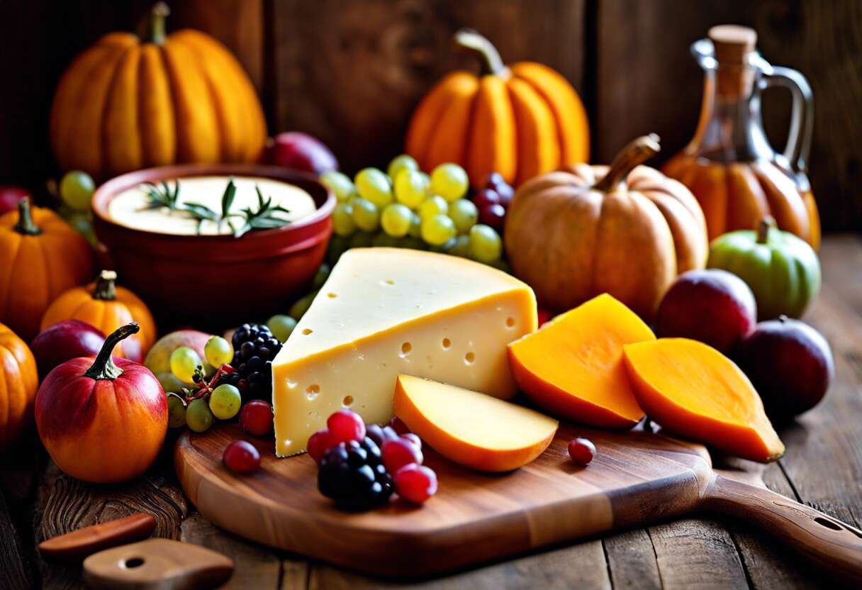 Accords gourmands : fromages et fruits qui se marient avec la courge