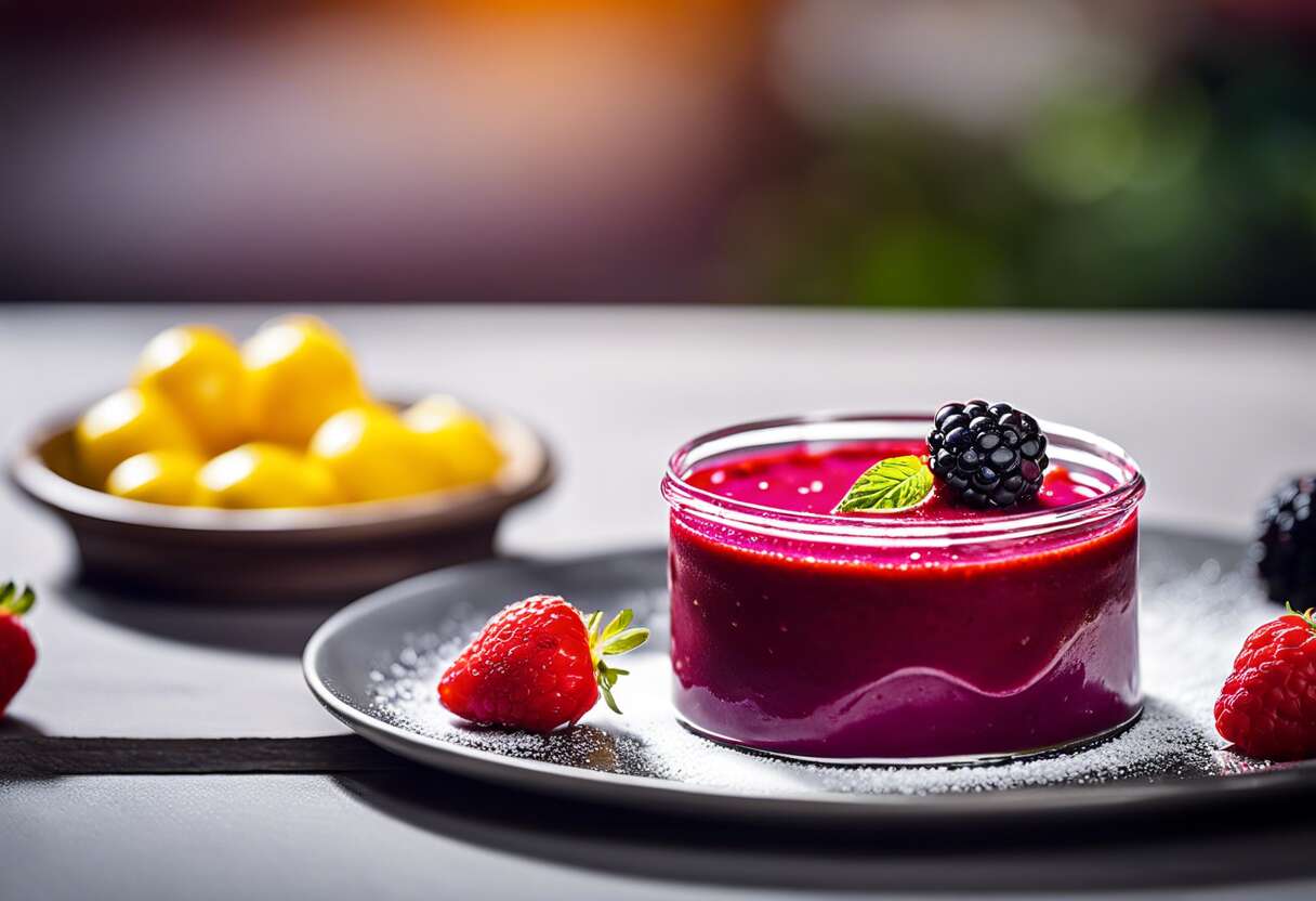 Coulis de fruits rouges au piment d'Espelette : douceur relevée pour desserts créatifs