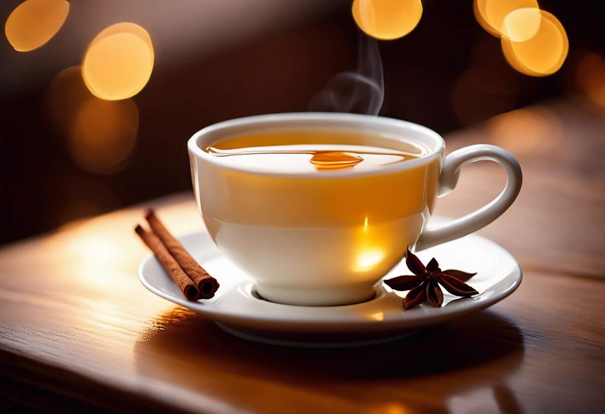Infusion thé blanc et cannelle : une douceur épicée à découvrir