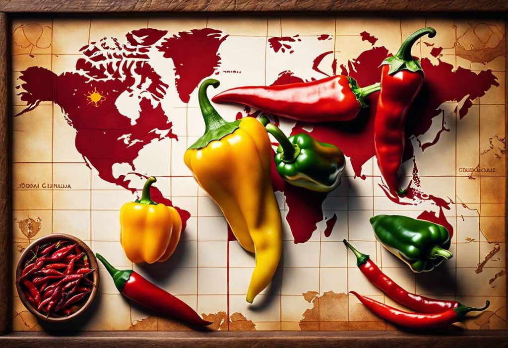 Le voyage des piments autour du monde : histoire et influences culinaires