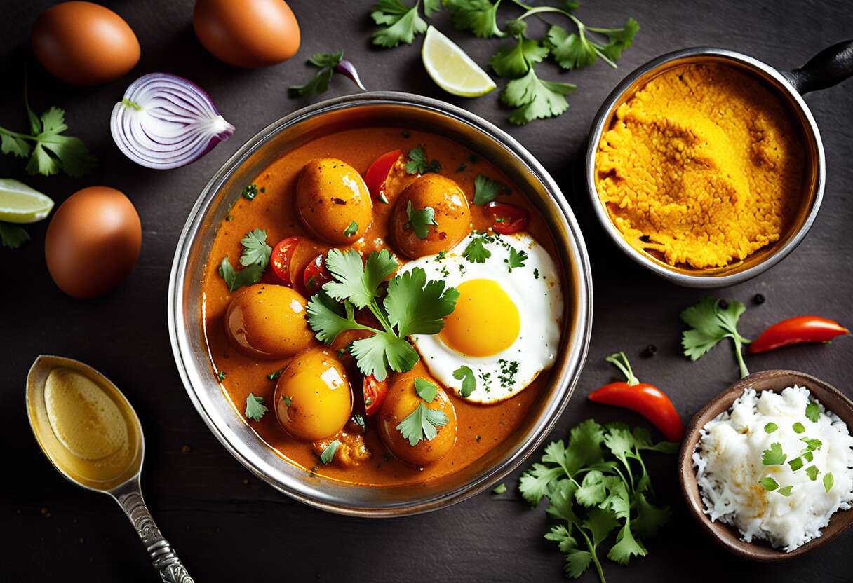 Recette d'œuf curry façon Bollywood : saveurs indiennes dans votre cuisine