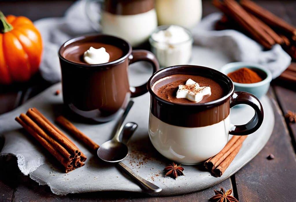 Recette de chocolat chaud aux épices : saveur et réconfort en tasse