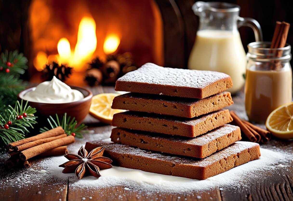 Recette traditionnelle de pain d'épices de Noël - Facile et délicieuse